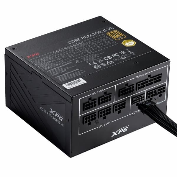 A-DATA XPG CORE REACTOR II VE 850W -virtalähde, 80 Plus Gold – ADATA