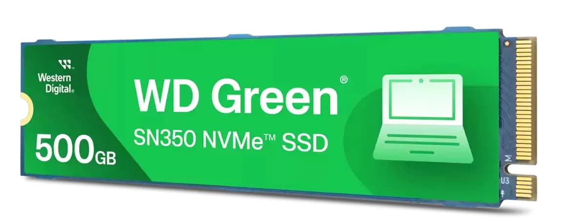 WD Green SN350 500 Gt M.2 NVMe -SSD-levy – WESTERN DIGITAL