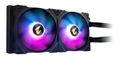 GIGABYTE AORUS WATERFORCE X 280mm ARGB -nestejäähdytin, musta