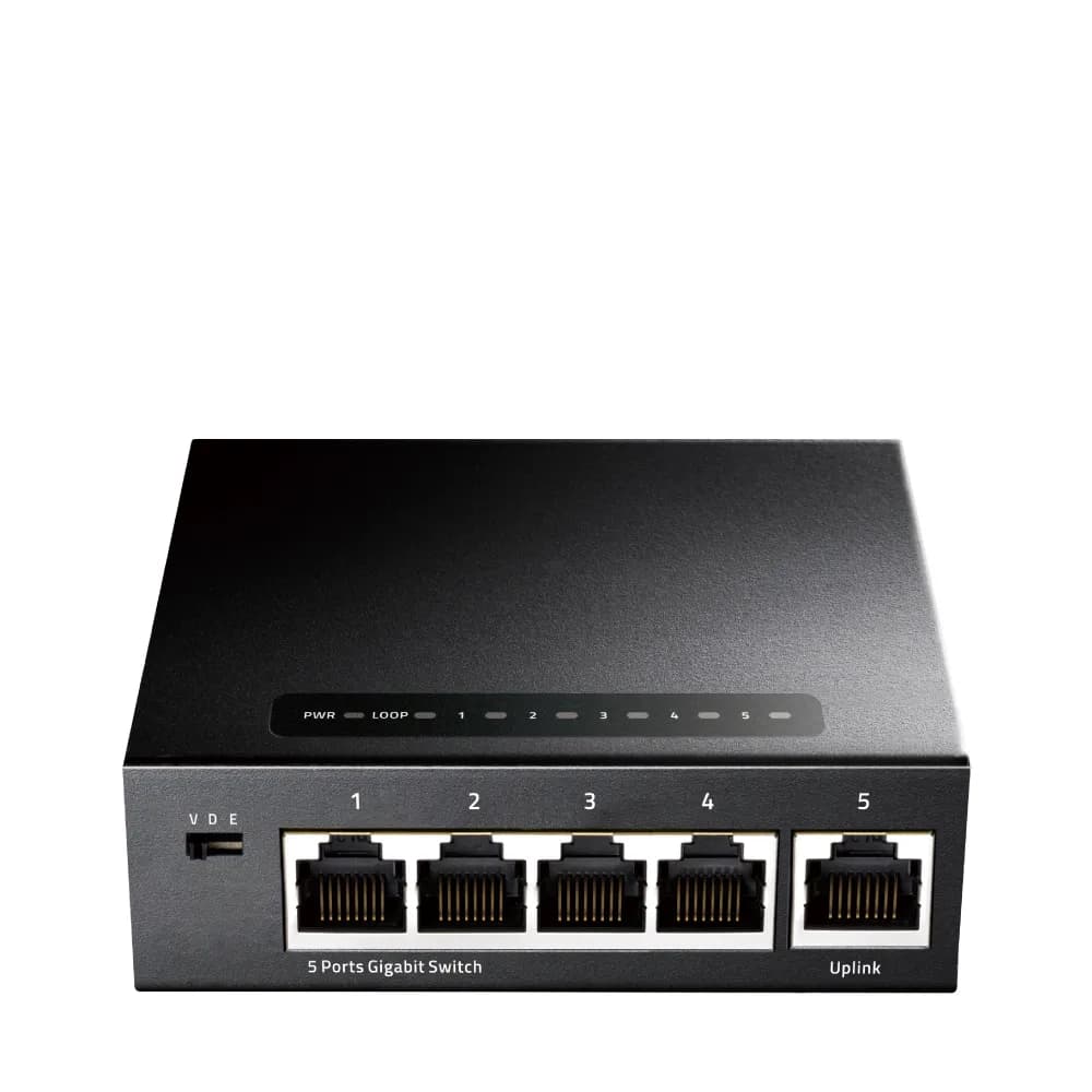 Cudy GS105 5-portin Gigabit Desktop -verkkokytkin