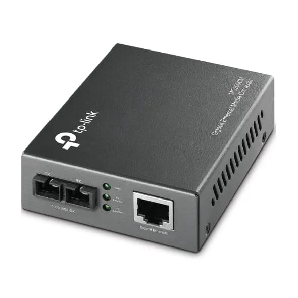 TP-LINK MC200CM - Valokuitu-mediamuunnin - Gigabit Ethernet - 1000Base-SX, 1000Base-T - RJ-45 / SC (monitila) - jopa 550 m - 850 nm malleihin P/N: TL-