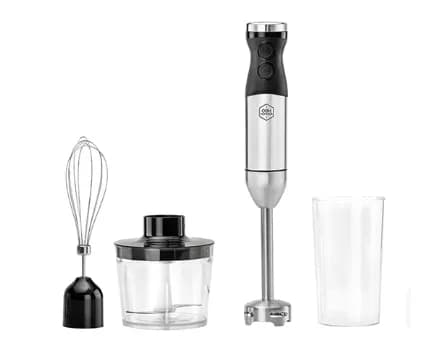 OBH Nordica Stavmixer Elite mix 800W -sauvasekoitin setti, musta/hopea – OBH NORDICA