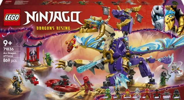 LEGO NINJAGO Keskittymisen lohikäärme Arc 71836 – LEGO