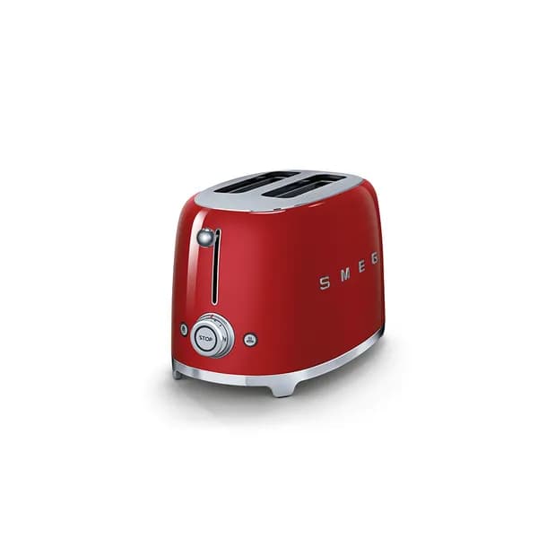Smeg TSF01RDEU -leivänpaahdin, 2 viipaleita, punainen – SMEG