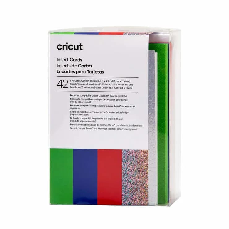 Cricut Insert Cards Rainbow R10 (8,9 cm x 12,4 cm) 42-pack – CRICUT