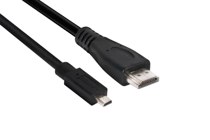 CLUB 3D CAC-1351 Micro-HDMI to HDMI 2.0 -kaapeli, jossa Ethernet, 1 m, musta – Club 3D