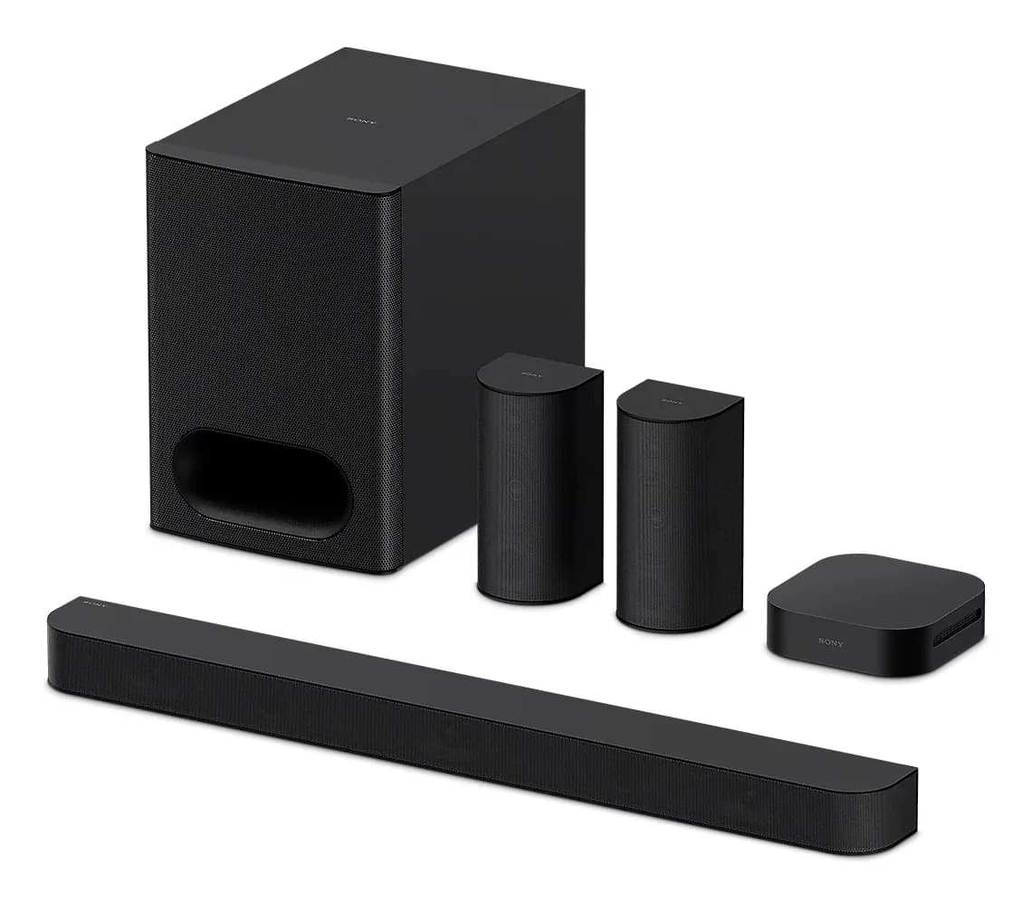 Sony BRAVIA Theatre System 6 HTS60, 5.1, Dolby Atmos soundbar -äänijärjestelmä, langattomalla subwooferilla, musta