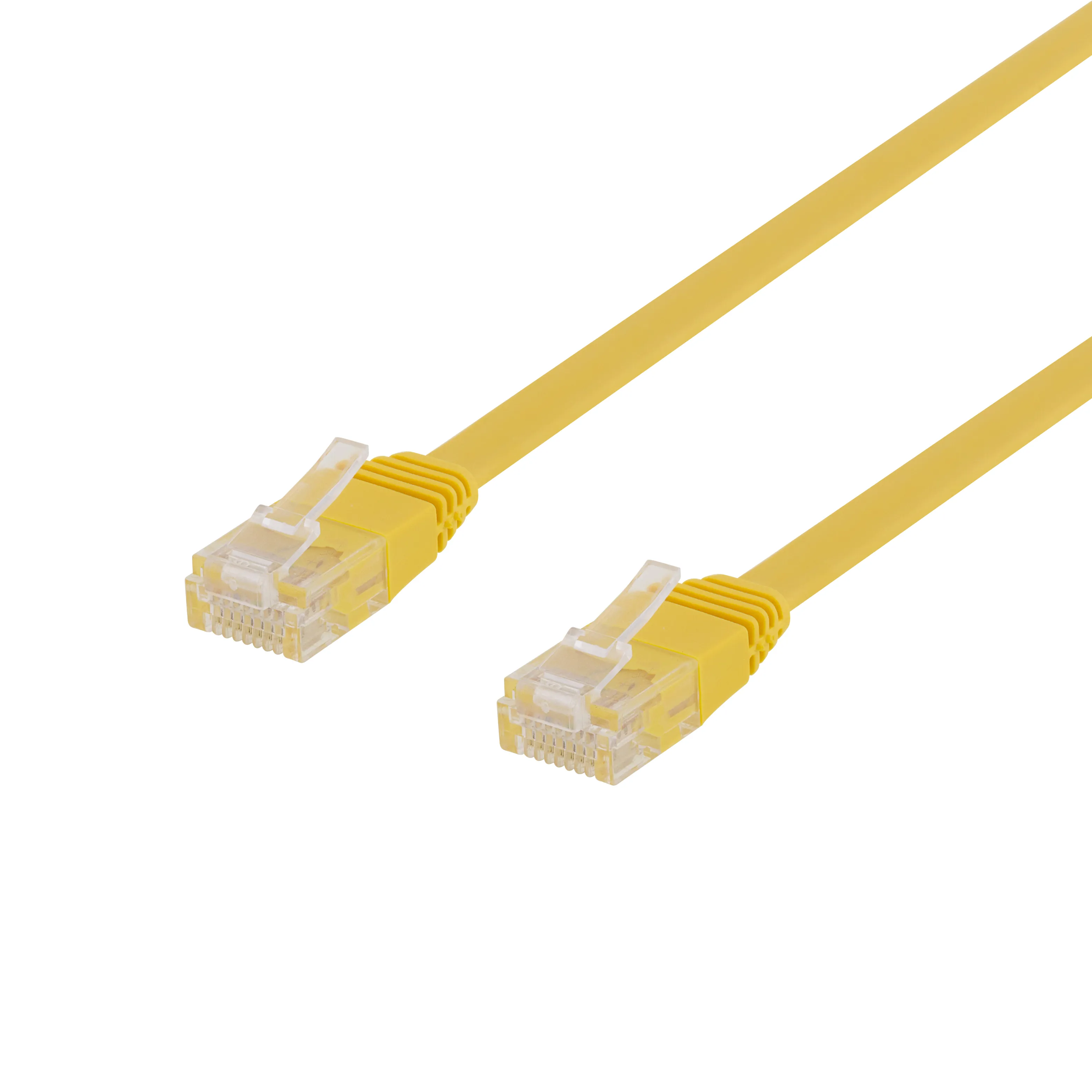 Deltaco Cat6 U/UTP RJ45 0.5m -verkkokaapeli, keltainen – Deltaco
