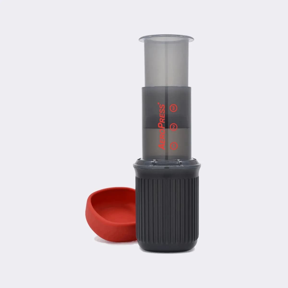 AeroPress Go 3 kupin kahvinkeitin, musta