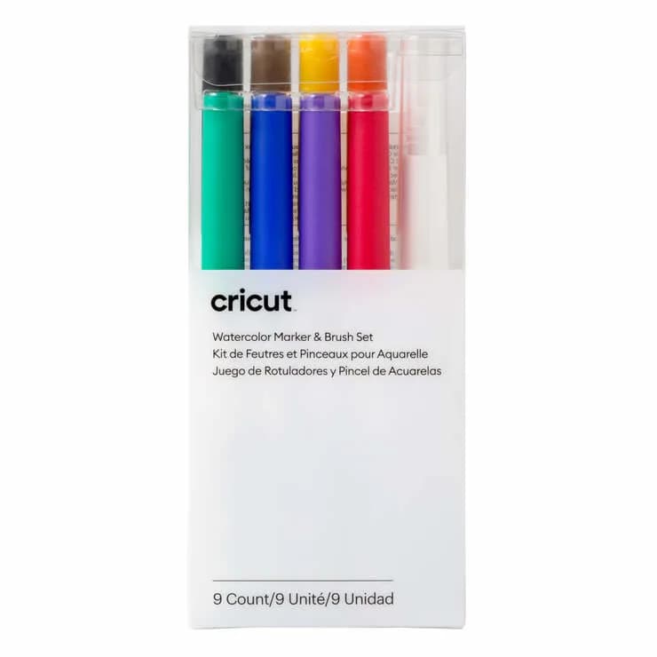 Cricut Watercolor markers 9-pack 1.0 – CRICUT