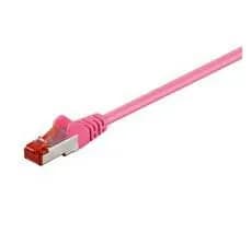 MicroConnect Cat6 F/UTP RJ45 1.5m -verkkokaapeli, pinkki – Microconnect