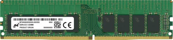 Crucial ECC UDIMM 32 Gt (1 x 32 Gt) DDR4 3200 MHz, CL22 -muisti, vihreä
