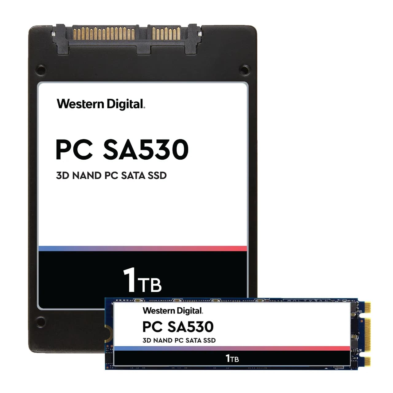 Western Digital PC SA530 1 Tt 2,5" SATA -SSD-levy – WESTERN DIGITAL