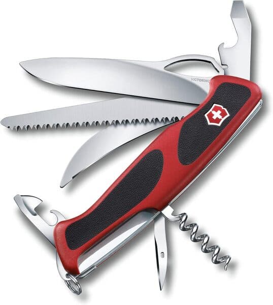Victorinox Rangergrip 57 Hunter -monitoimityökalu, Punainen/Musta, 130 mm – Victorinox