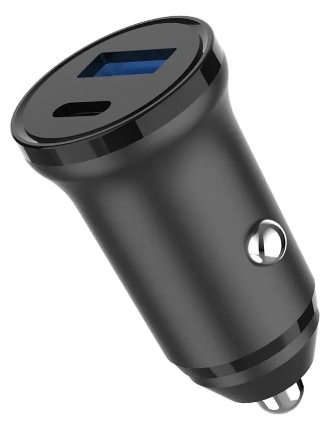 GEAR Charger 12/24V 1xUSB-C + 1xUSB-A PD 30W + QC18.0W MAX Black – Gear