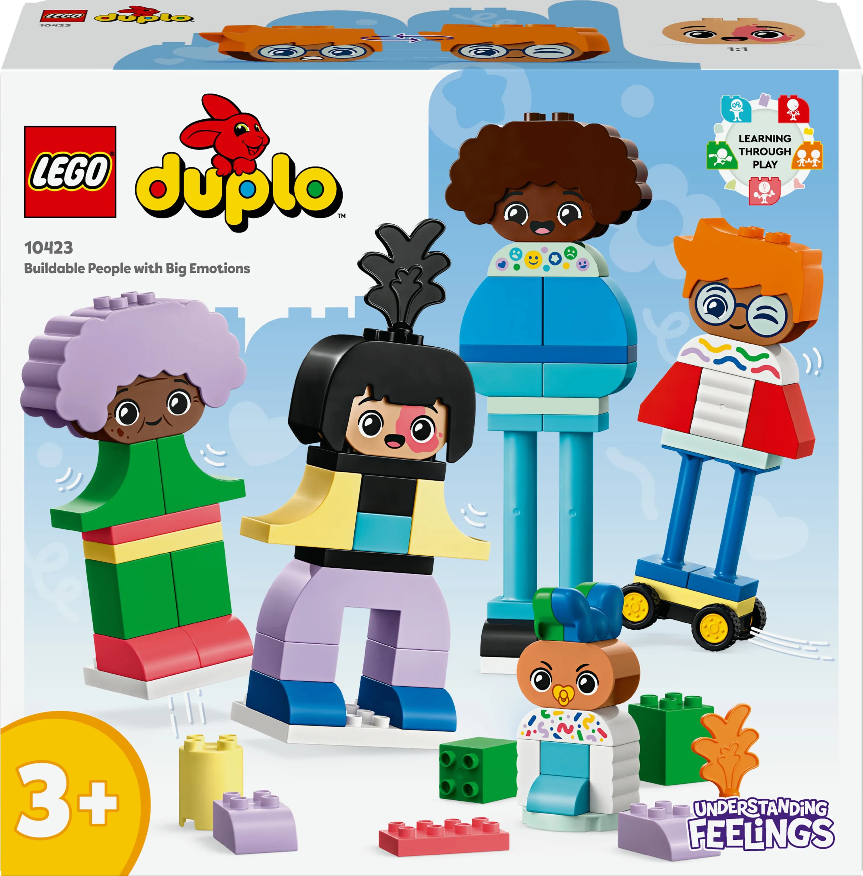 LEGO DUPLO Town Rakenna ihmisiä isoine tunteineen 10423 – LEGO