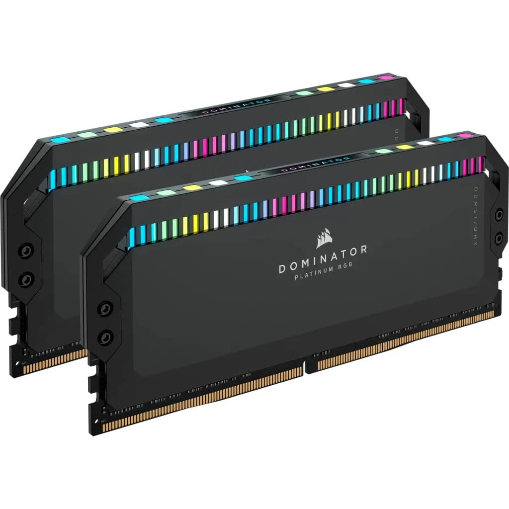 Corsair Dominator PLATINUM RGB 64 Gt (2 x 32 Gt) DDR5 6000 MHz, CL30 -muisti (EXPO) – Corsair