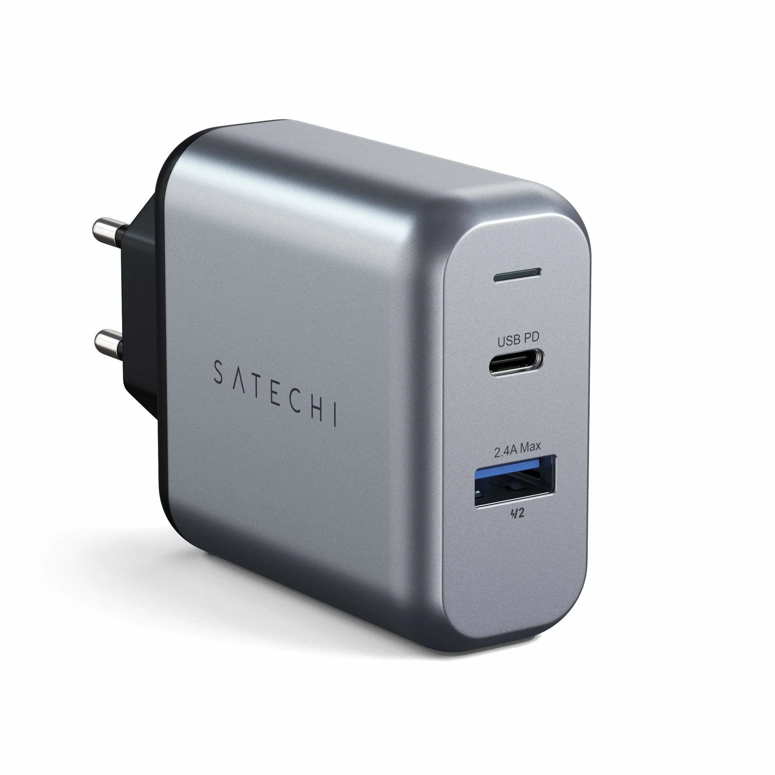 Satechi 30W Dual-Port, 1x USB-C, 1x USB-A - USB-laturi