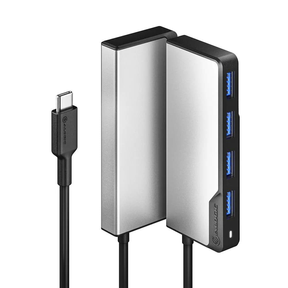 ALOGIC USB-C Fusion SWIFT 4-in-1 Hub – Space Grey – Alogic