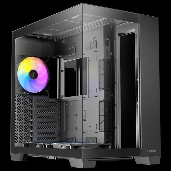 Antec C8 ARGB -täystornikotelo ikkunalla ja RGB-valaistuksella, musta – ANTEC