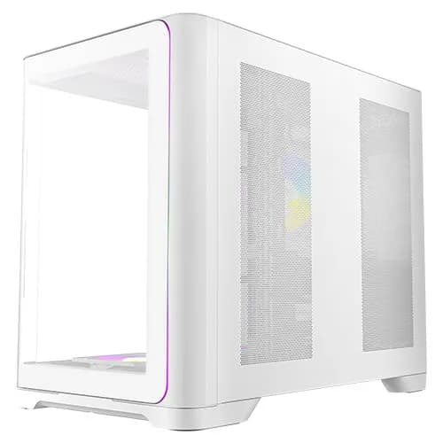 Antec C5 Curve ARGB -miditornikotelo ikkunalla ja RGB-valaistuksella, valkoinen