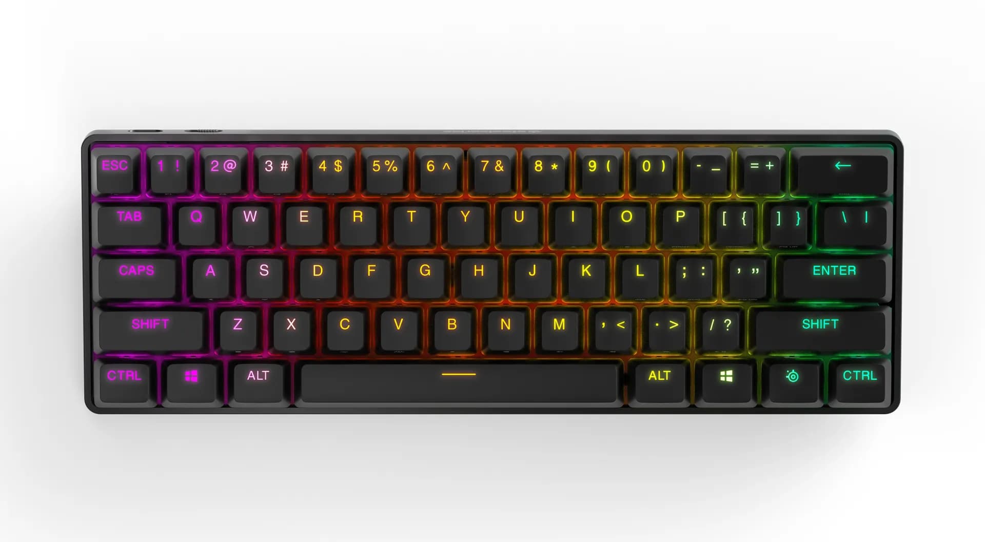 SteelSeries Apex Pro Mini Wireless 60% -langaton mekaaninen pelinäppäimistö, OmniPoint 2.0, musta