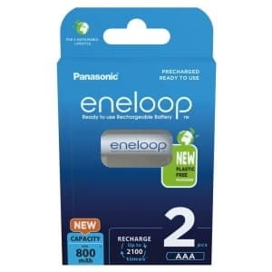 Panasonic Eneloop AAA-akku 750mAh 2kpl/pkt – Panasonic