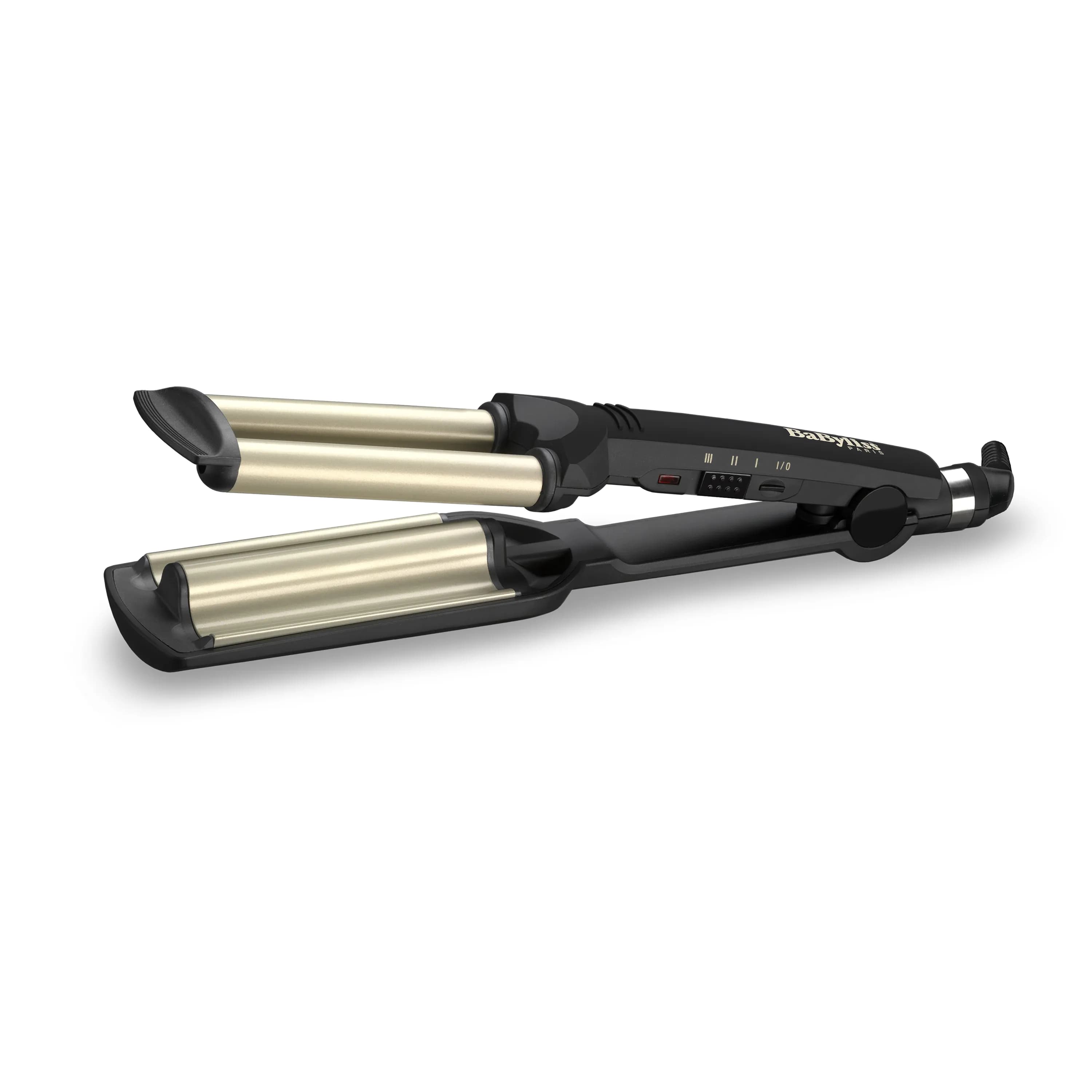 Babyliss C260E Easy Waves -kreppirauta, Musta/Hopea – Babyliss