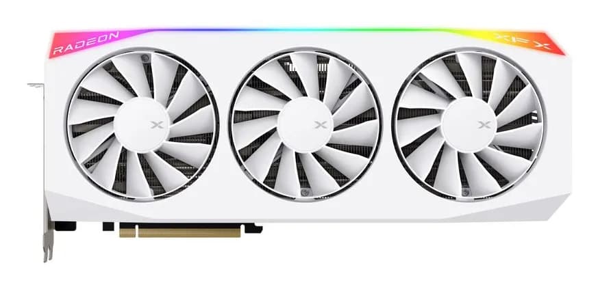 XFX Radeon RX 9070 XT Mercury White Gaming Edition 16 Gt OC -näytönohjain – XFXFORCE
