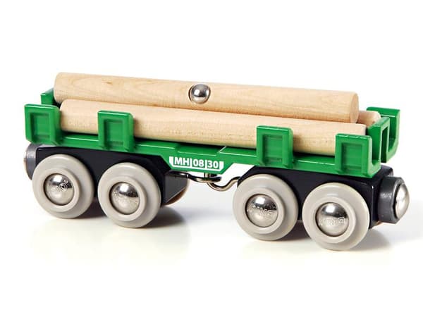 Brio Tukkivaunu ja tukit 33696, 4 osaa