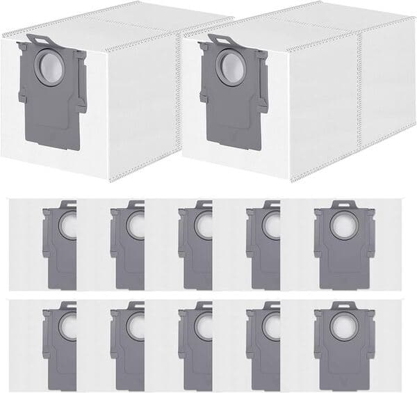 Roborock Kertakäyttöinen pölypussi 12 kpl, valkoinen