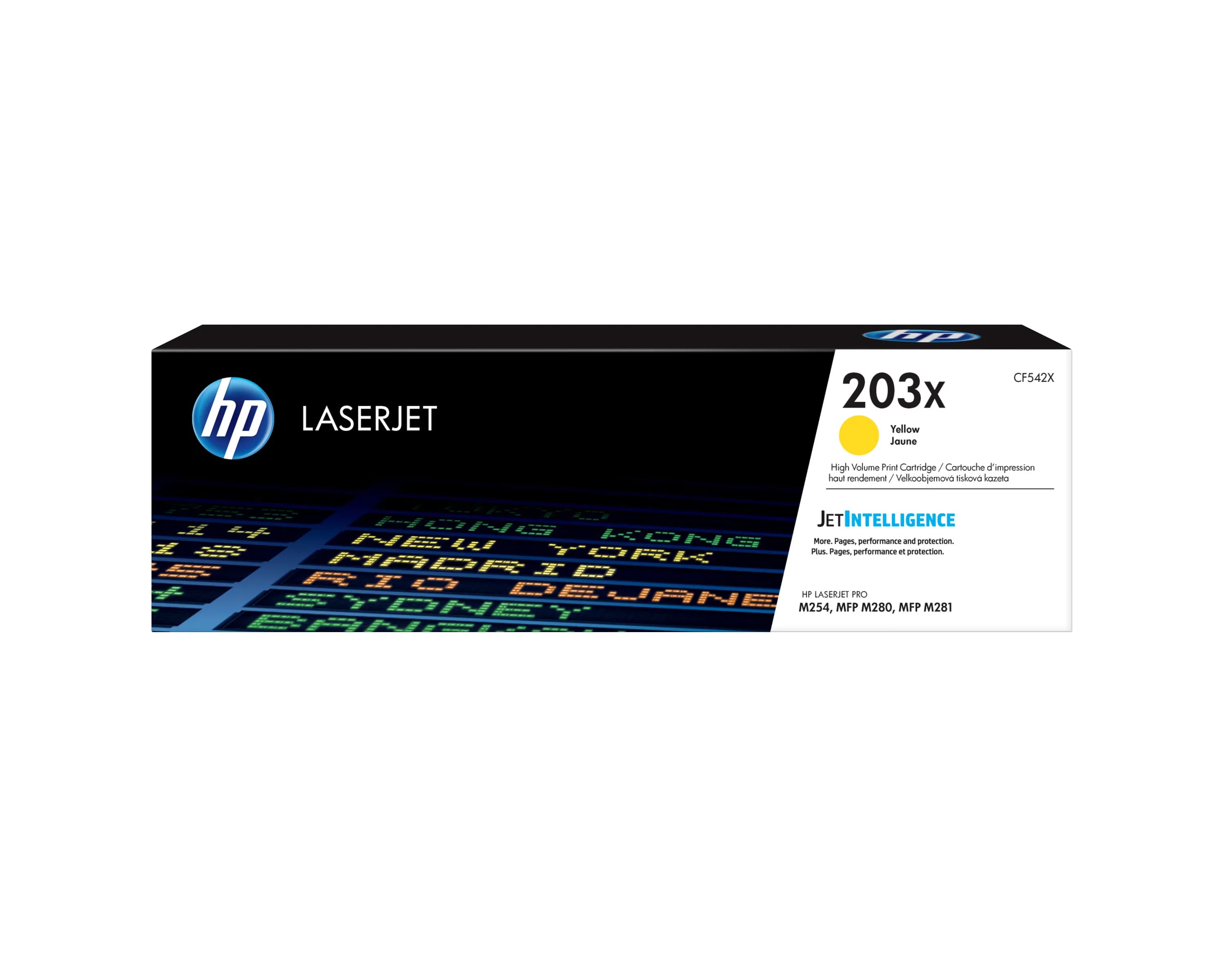 HP 203X CF542X -laservärikasetti, keltainen – HP INC