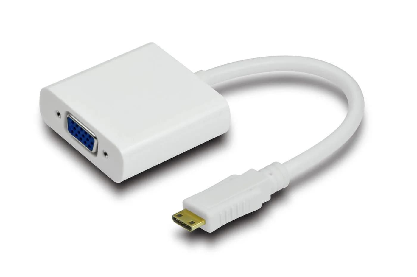 MicroConnect  VGA – mini-HDMI -adapteri, Musta – Microconnect