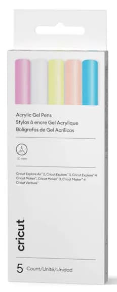 Cricut Joy Akryyli  - kynä 1,0 mm Vaaleanpunainen, Valkoinen, Oranssi – CRICUT