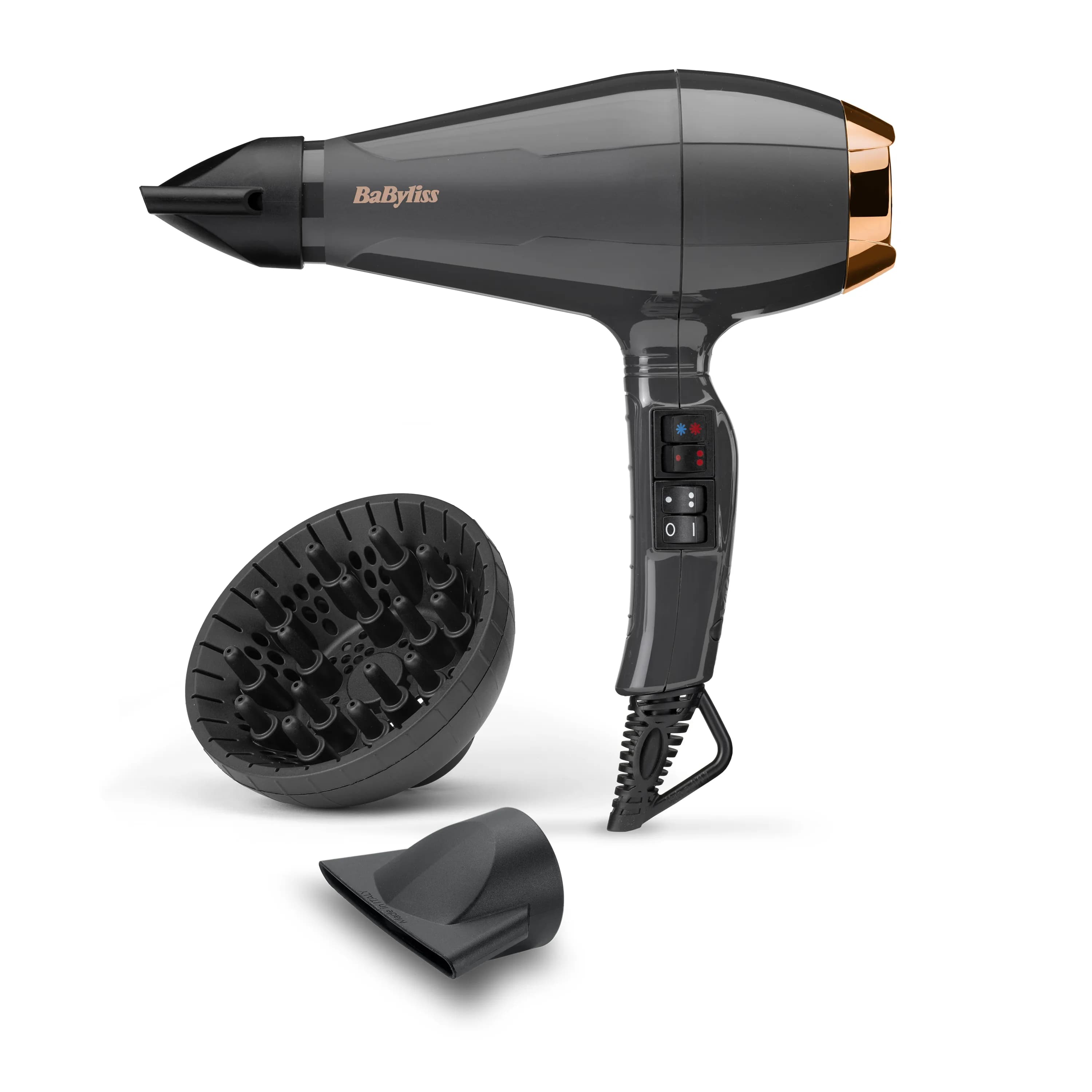 BaByliss Air Pro 2200, 2200 W -hiustenkuivaaja, musta