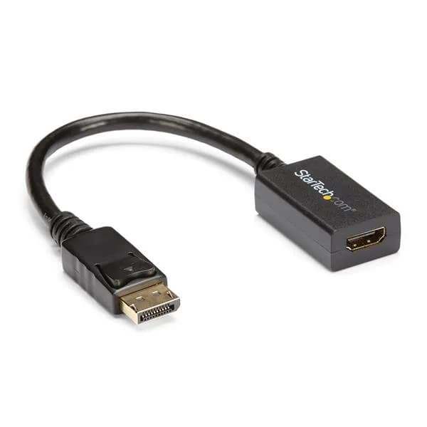 Startech DisplayPort – HDMI 1.2 -kaapeli, 0,21 m, Musta – Startech