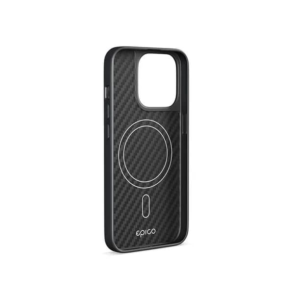 Epico Mag+ Hybrid Carbon, iPhone 14 Pro Max -suojakuori, Musta – EPICO