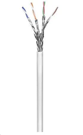 MicroConnect Cat6 S/FTP 100m -verkkokaapeli, valkoinen – Microconnect