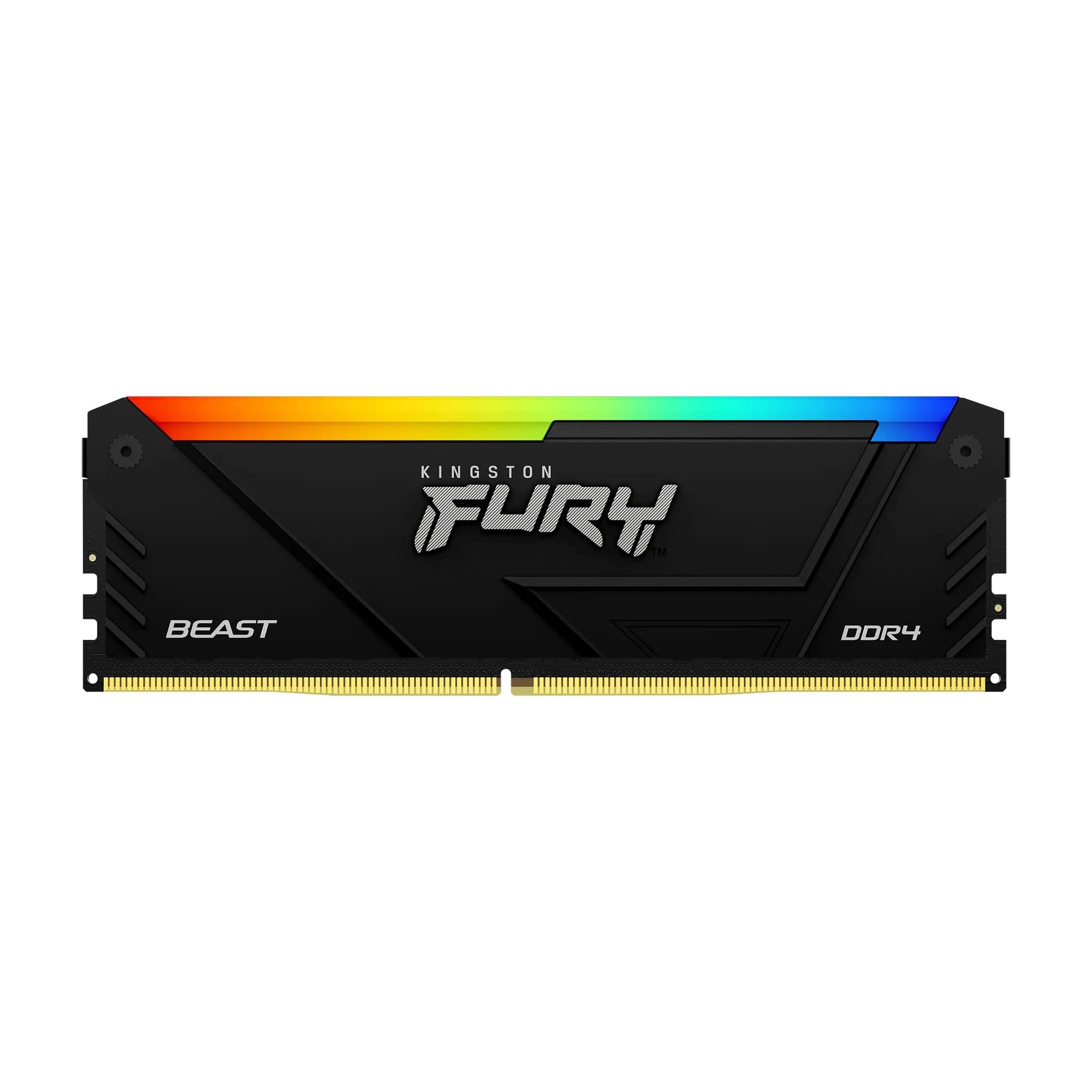 Kingston FURY Beast RGB 8 Gt (1 x 8 Gt) DDR4 3600 MHz, CL17 -muisti (XMP) – Kingston