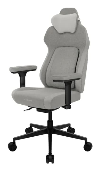 ThunderX3 Smart Core Loft -pelituoli + jalkatuki, Vaaleanharmaa – TX3