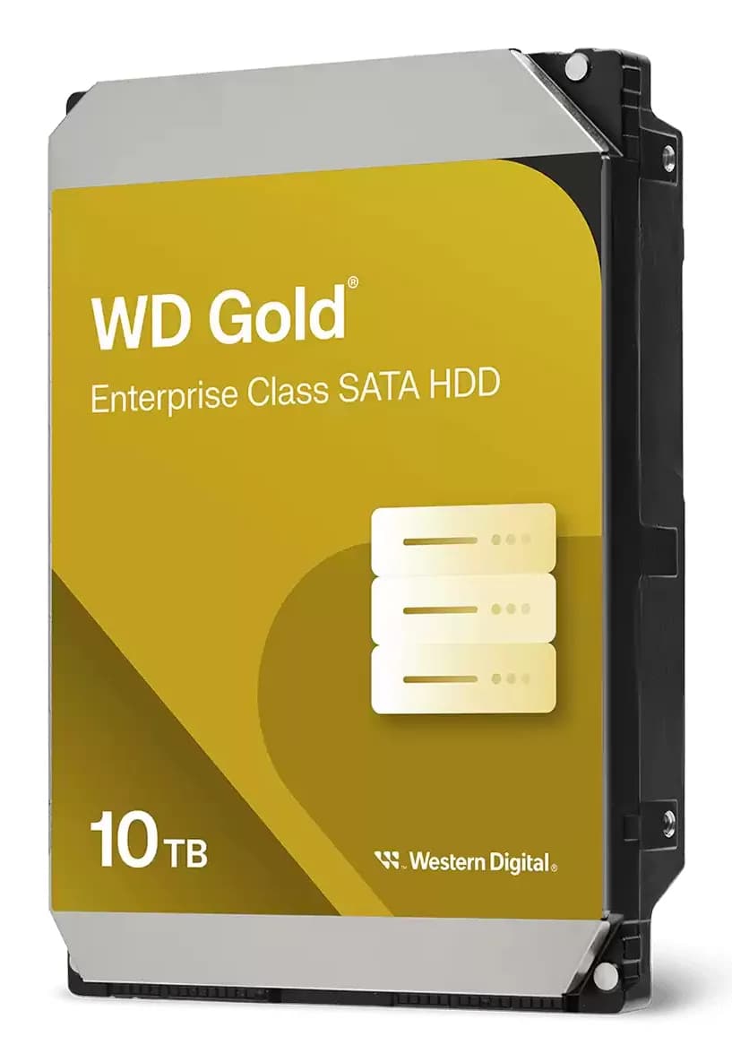 WD Gold 3.5" 10 Tt, 7200 RPM, 512 MB, 550 WRL, SATA III -kovalevy (yrityskäyttöön) – WESTERN DIGITAL
