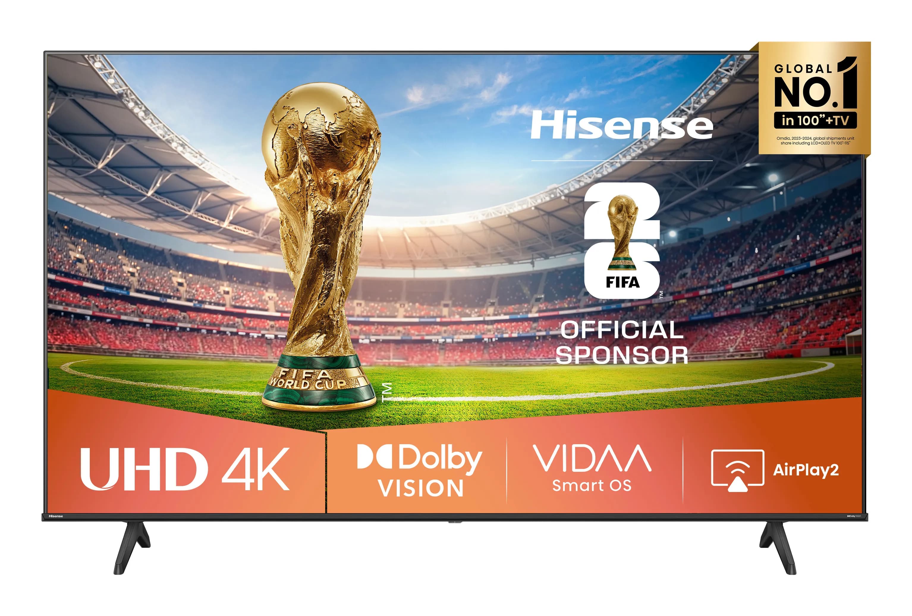 Hisense 50A6Q 50" 4K LED VIDAA OS TV, 60 Hz, Dolby Vision, HDR10+ – HISENSE