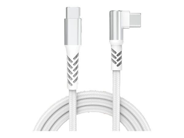 Grateq PRO kulma USB-C -kaapeli, 240 W, 1 m, valkoinen