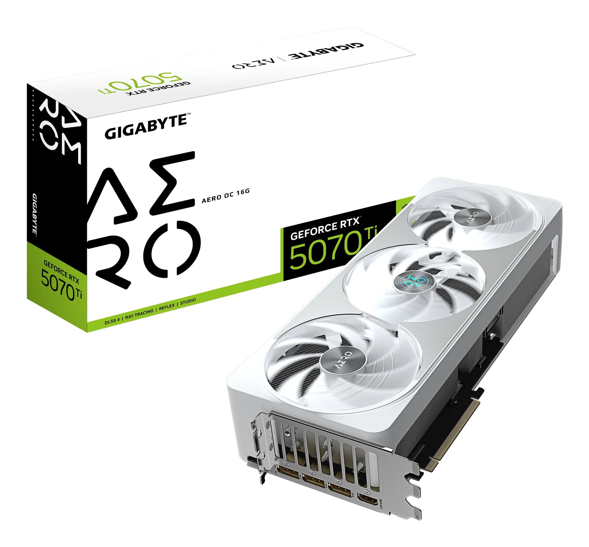 Gigabyte GeForce RTX 5070 Ti Aero 16 Gt OC -näytönohjain – Gigabyte