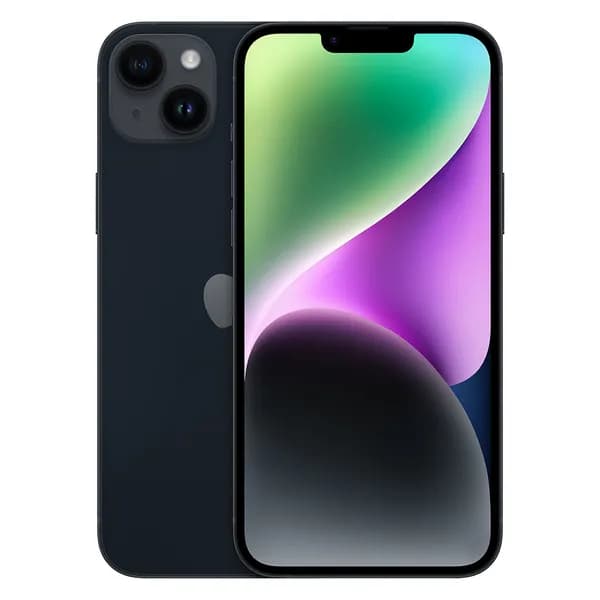 Kunnostettu iPhone 14 Plus 128 Gt, keskiyö (Tyydyttävä kunto)