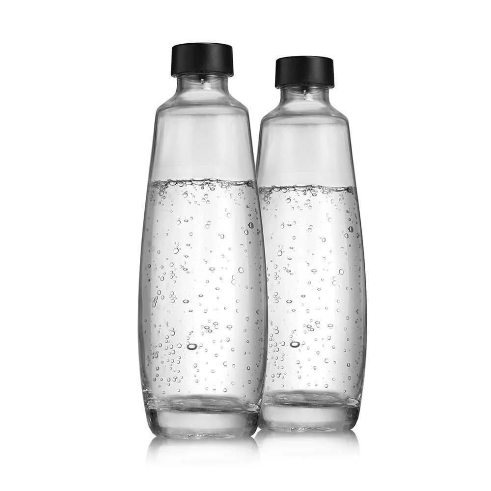 SodaStream DUO Lasikarahvi 1 L, 2 kpl, Läpinäkyvä – SodaStream