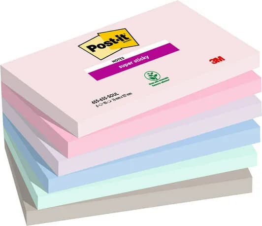 Post-it SS Soulful 76x127 90sh (6) – 3M