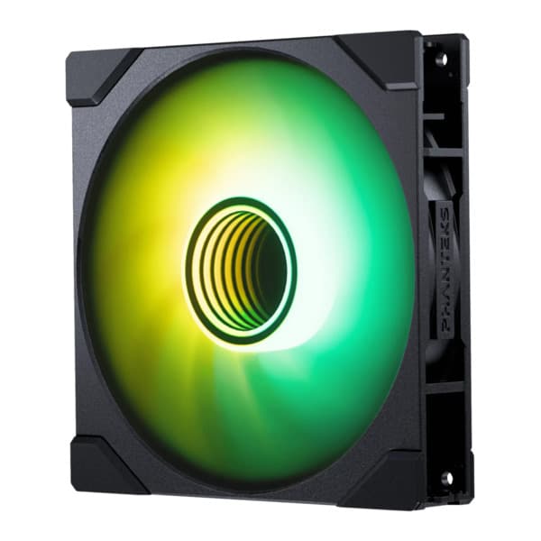 Phanteks M25 Gen2 Reverse Blade PWM ARGB -tuuletin, hydraulinen laakeri, 140 mm, musta