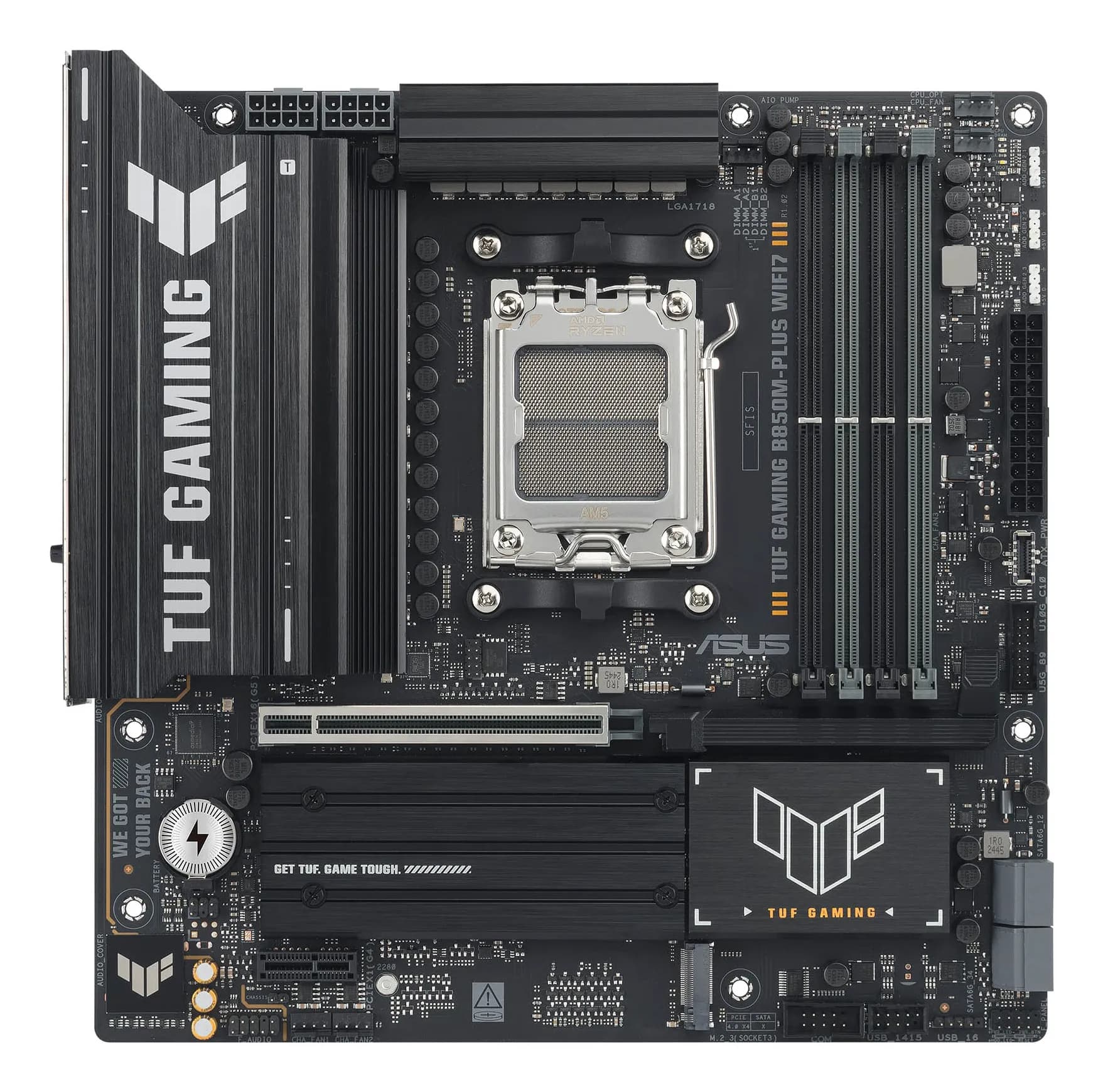 Asus TUF GAMING B850M-PLUS WiFi 7 AM5 mATX -emolevy