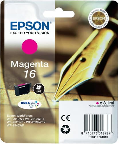 Epson 16 -mustekasetti, magenta